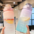 Motivational Water Bottle with Time Marker