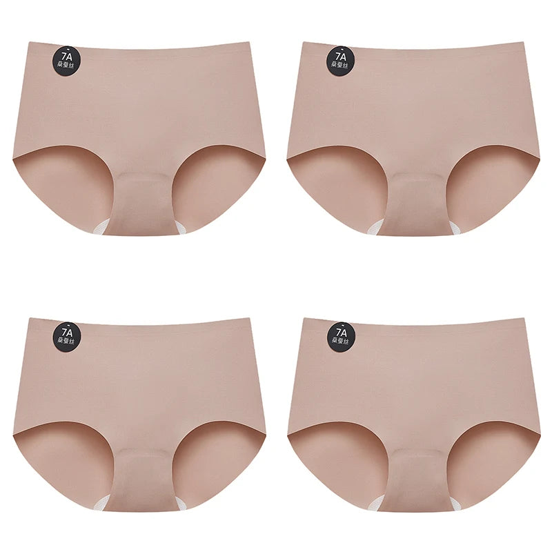 Women's Seamless Briefs – 4-Pack Soft & Lightweight