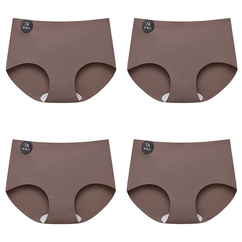 Women's Seamless Briefs – 4-Pack Soft & Lightweight