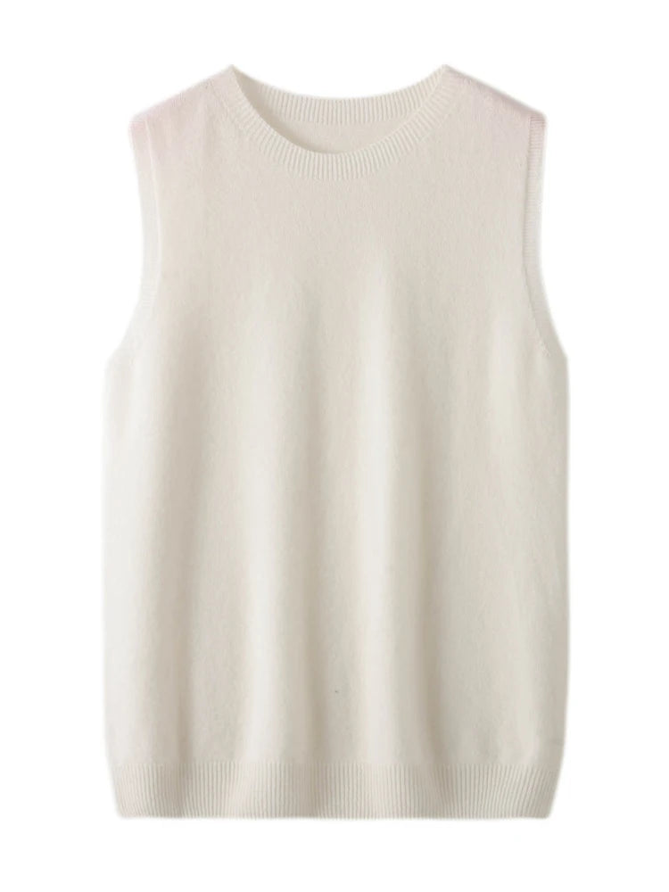 Boxy Knit Sweater Vest