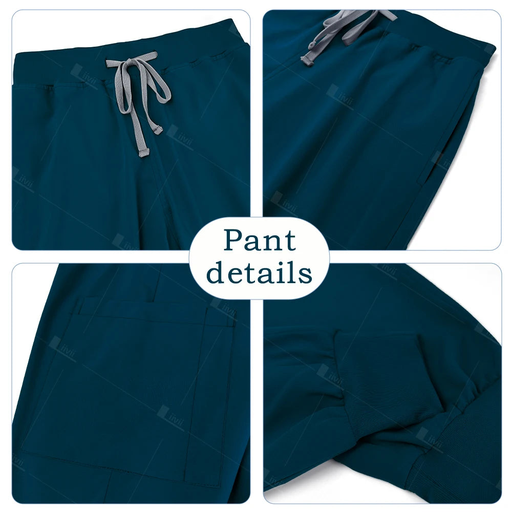 Scrubs Set – Nursing Uniform with Jogger Pants