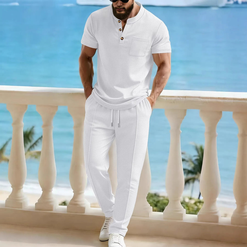 Henley & Jogger Set