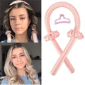Heatless curling rod silk ribbon set