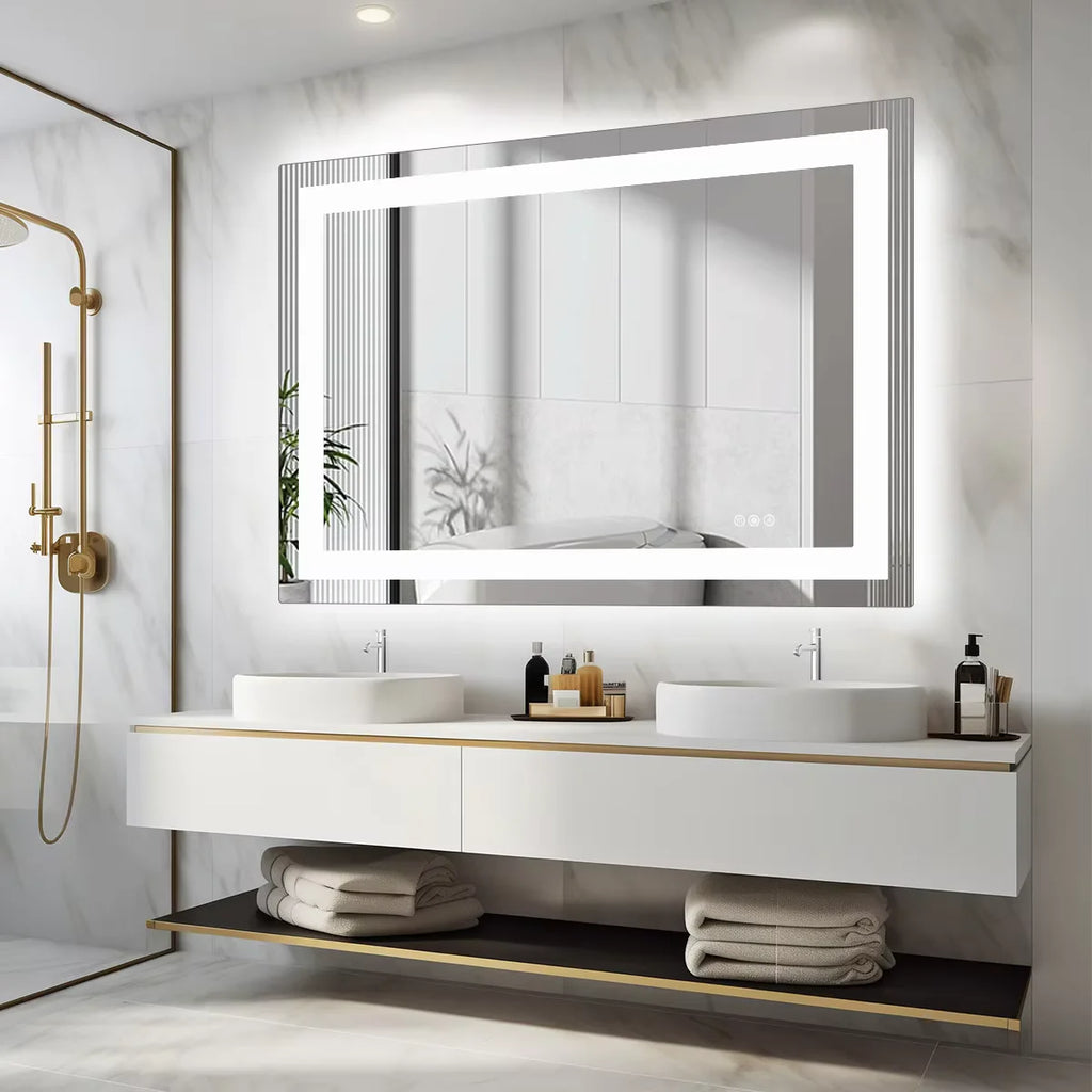 LED Vanity Mirror – 36x24 Backlit Wall Mirror