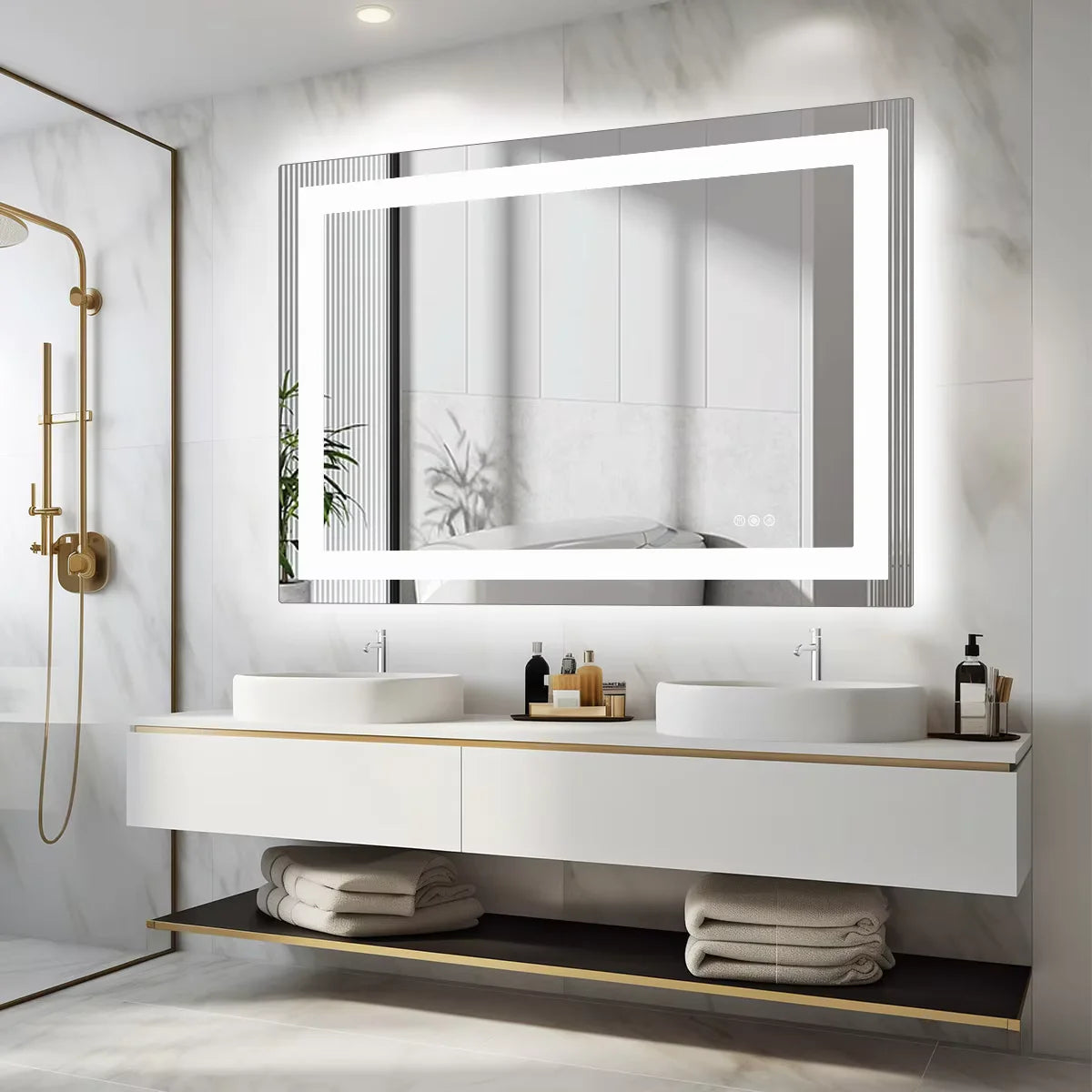 LED Vanity Mirror – 36x24 Backlit Wall Mirror