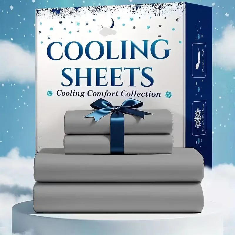 Cooling Viscose Sheet Set – Soft Queen Bedding, 4 or 6 Pc
