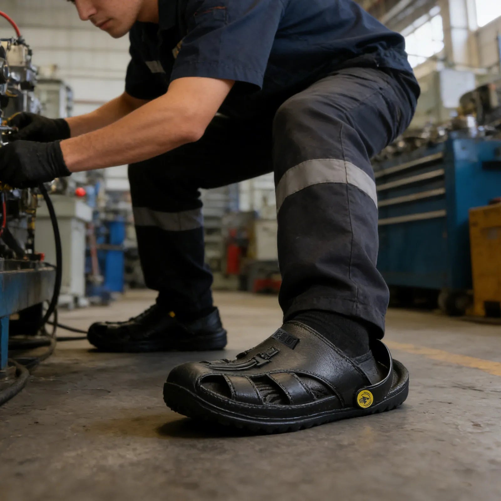 Anti-Static Work Shoes – Breathable Non-Slip Sneakers