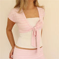 Tie-Front Wrap Top
