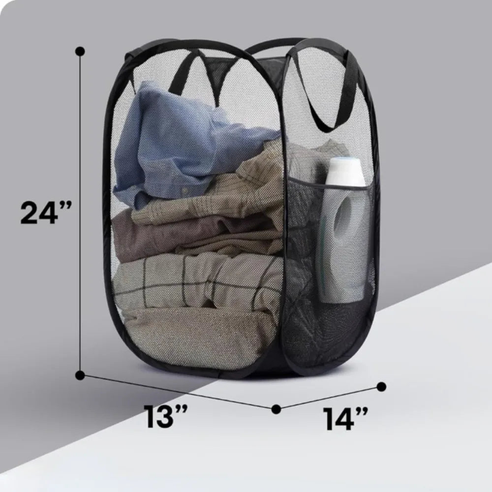 Pop-Up Collapsible Laundry Basket