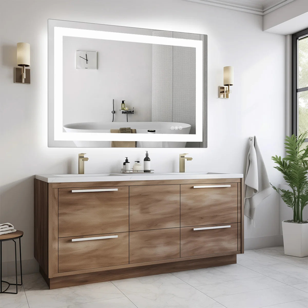 LED Vanity Mirror – 36x24 Backlit Wall Mirror
