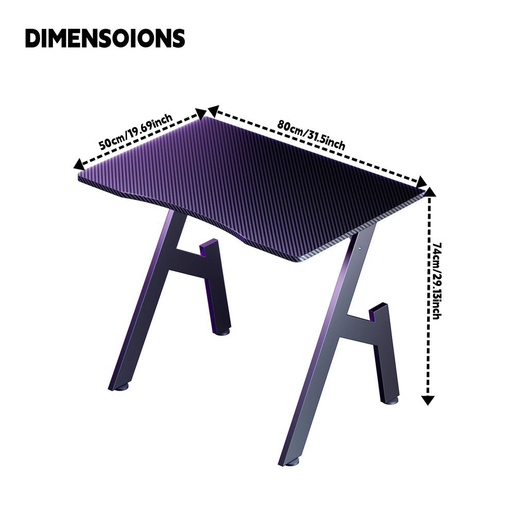 A-Frame Gaming Desk – Steel Computer Workstation