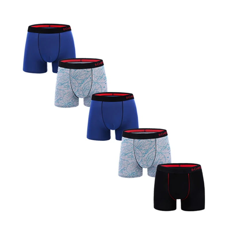 Men's Boxer Briefs – 5-Pack Cotton Underwear