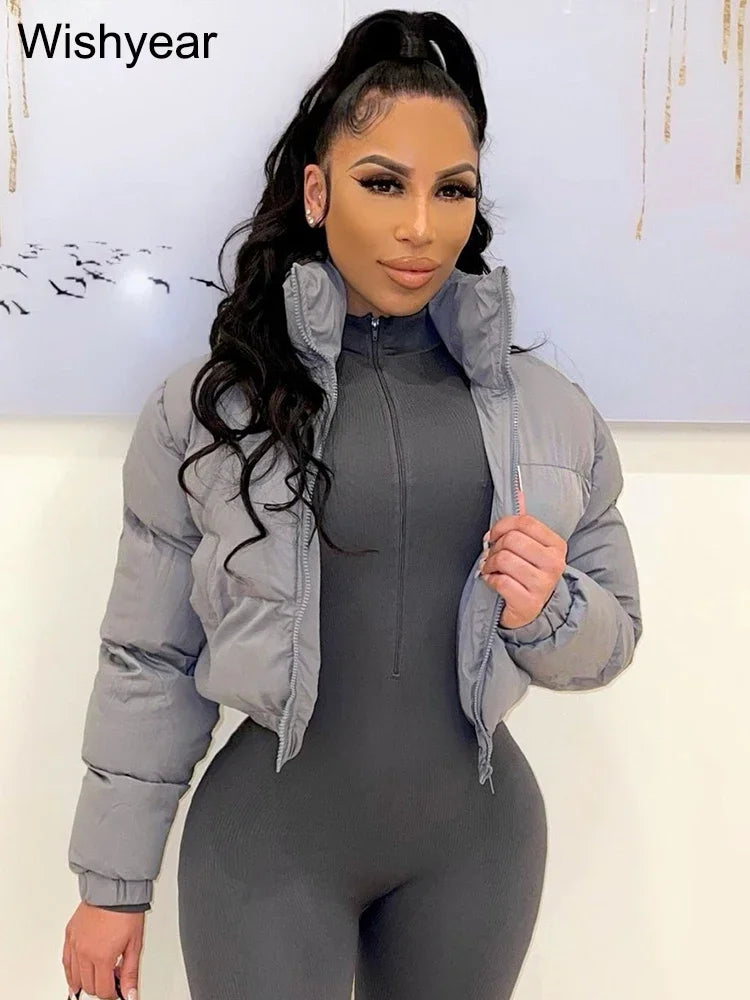 Cropped Puffer Jacket