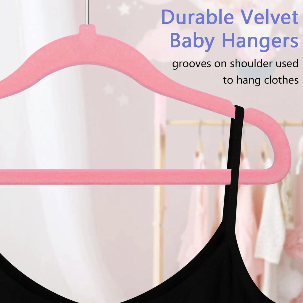 Non-Slip Velvet Hangers — 20-Pack