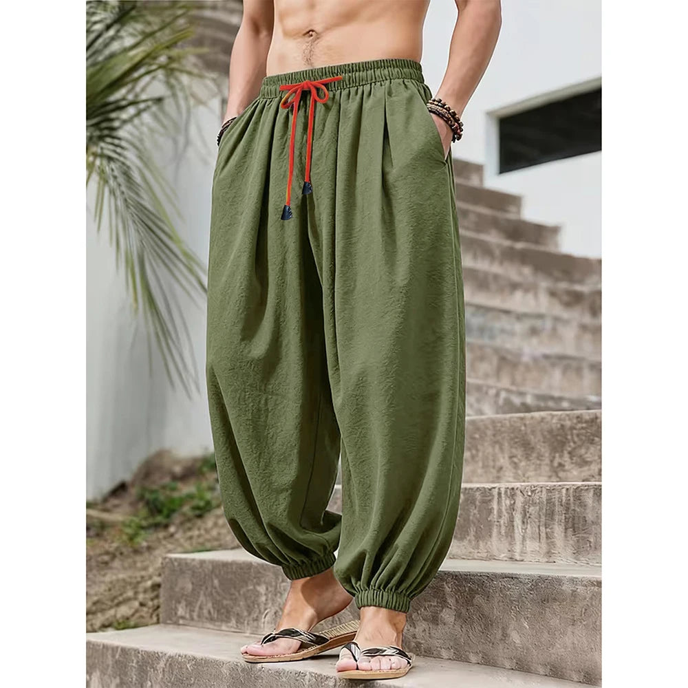 Men's Wide-Leg Sweatpant Joggers