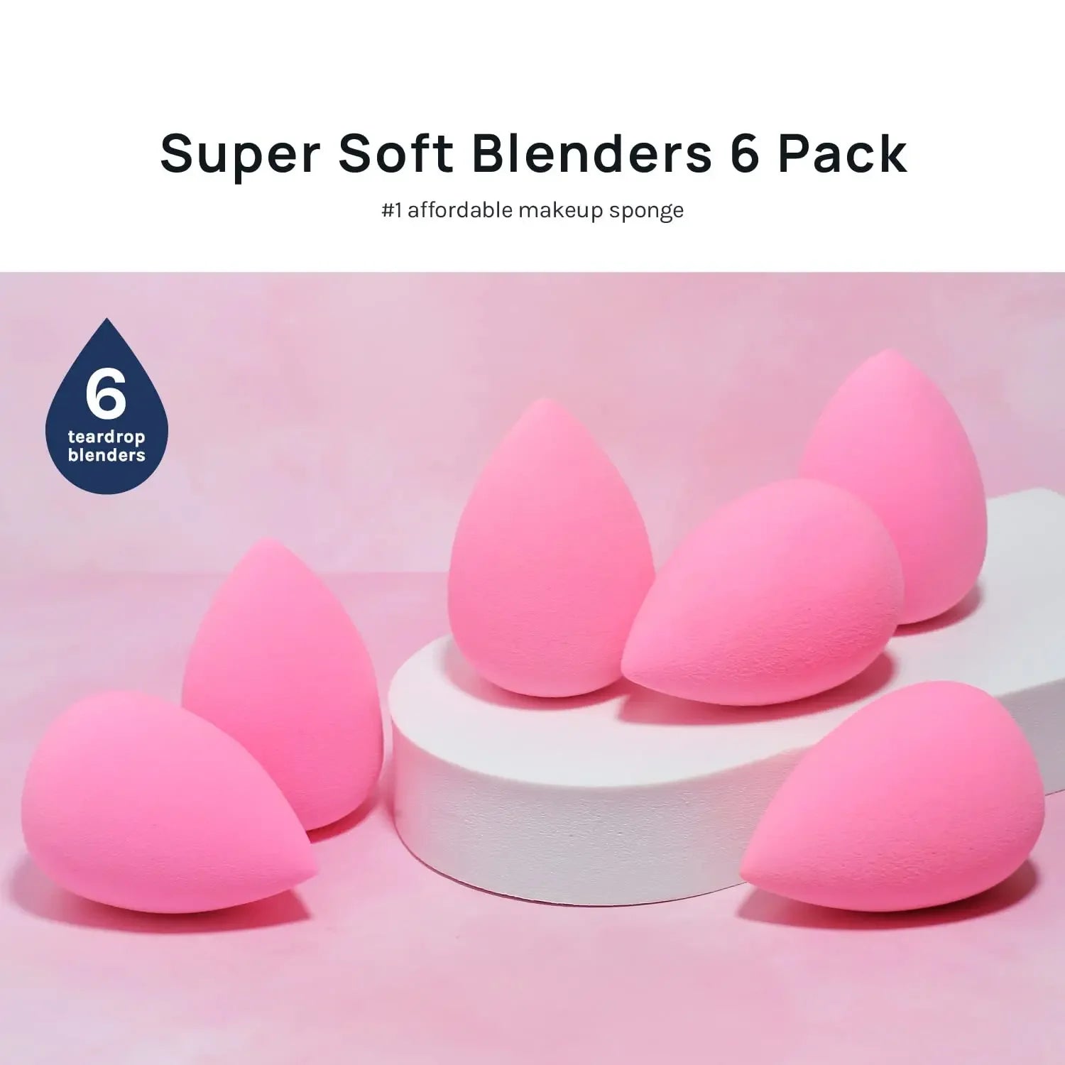 Makeup Blender Sponge Set — 6-Pack