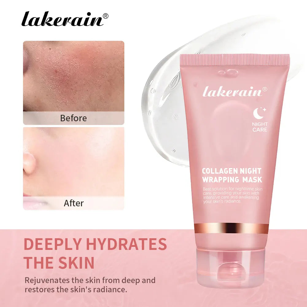 Overnight Collagen Film Face Mask – Dissolving Collagen Mask for Plump, Glowing Skin