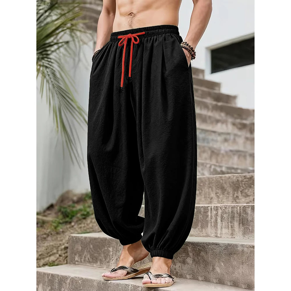 Men's Wide-Leg Sweatpant Joggers
