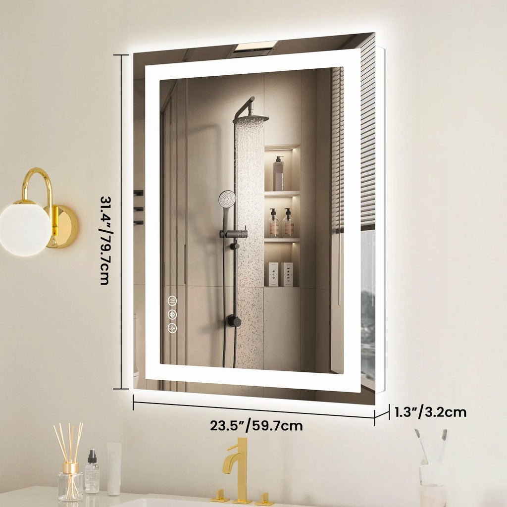 LED Vanity Mirror – 36x24 Backlit Wall Mirror