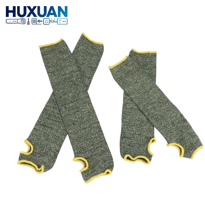 Cut-Resistant Arm Sleeves – 1 Pair, Heat & Abrasion Guard