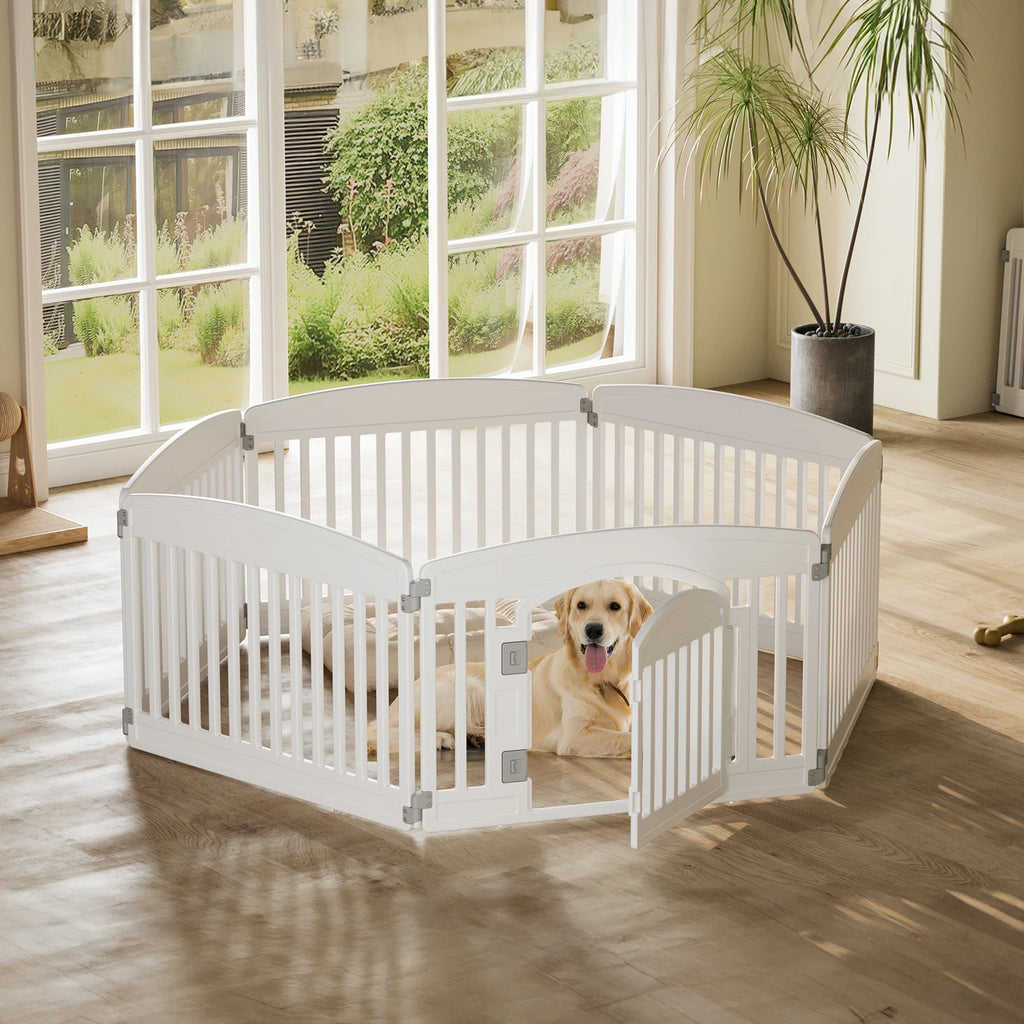 Expandable Dog Playpen – 6-Panel Portable Pet Fence