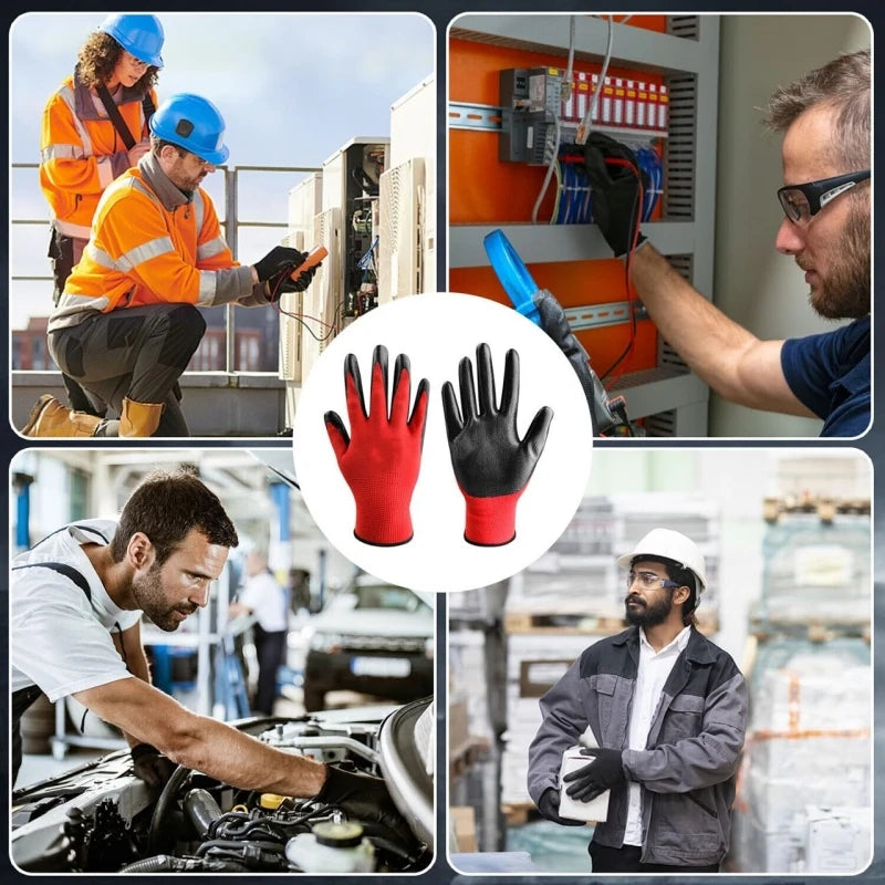 Nitrile-Coated Work Gloves – Firm-Grip Builders & Garden Gloves