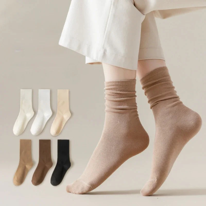 Cotton Crew Socks (5 Pairs)