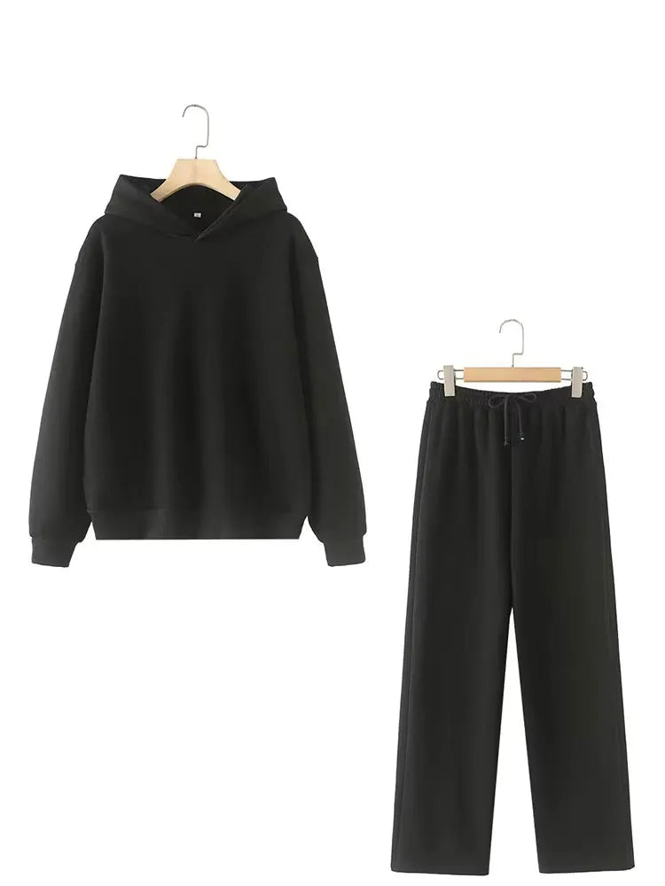 Brushed Fleece Hoodie & Jogger Set