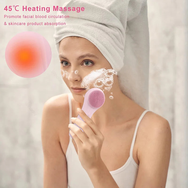 Sonic Silicone Facial Cleansing Brush