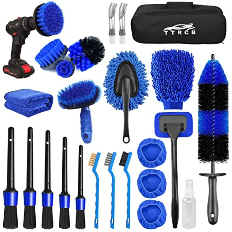 Car Detailing Brush Kit