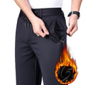 Men's Fleece-Lined Winter Pants – Plus Size to 10XL