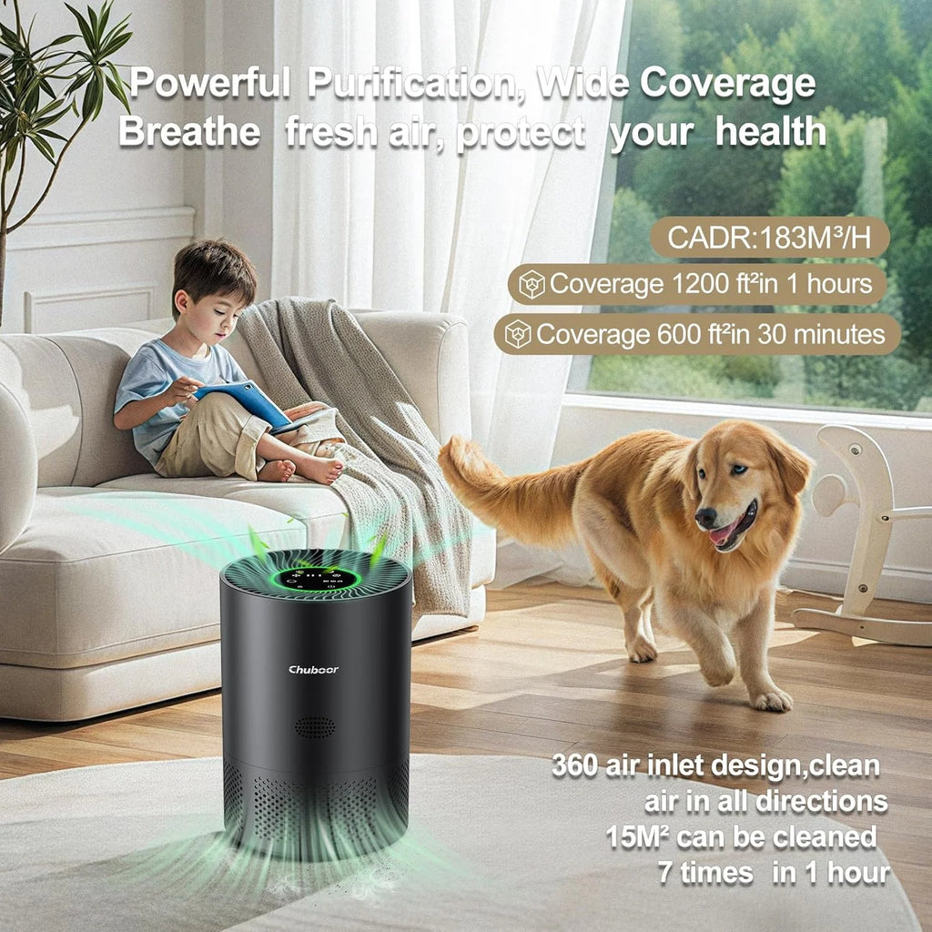 HEPA filter air cleaner detail