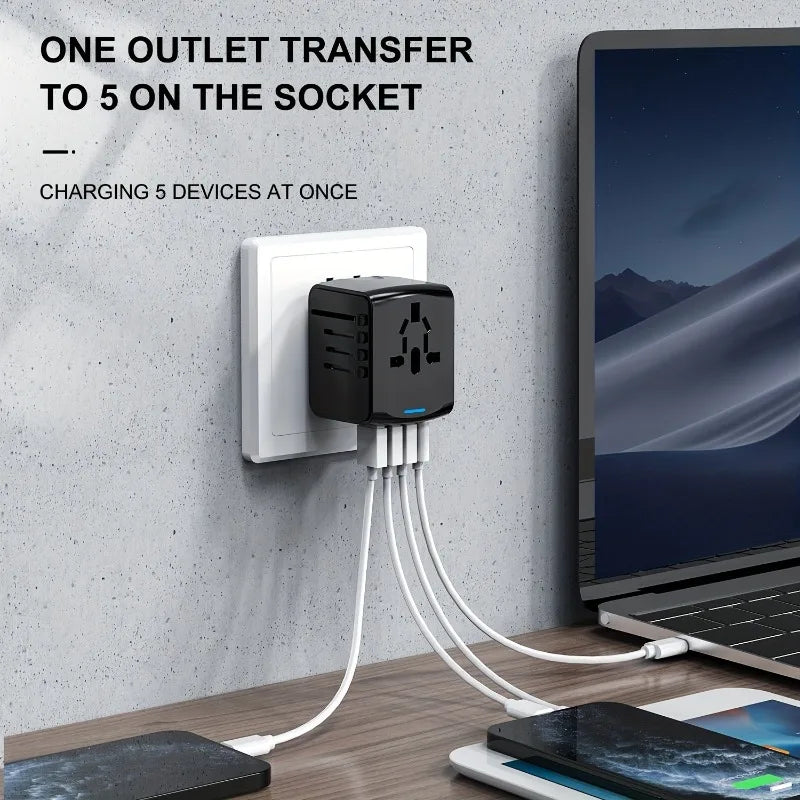 Universal Travel Power Adapter (150+ Countries)