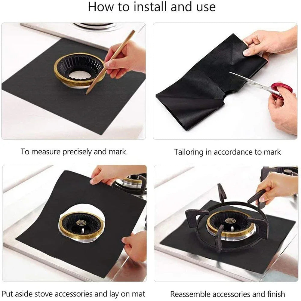 Reusable Stove Burner Covers (Set)