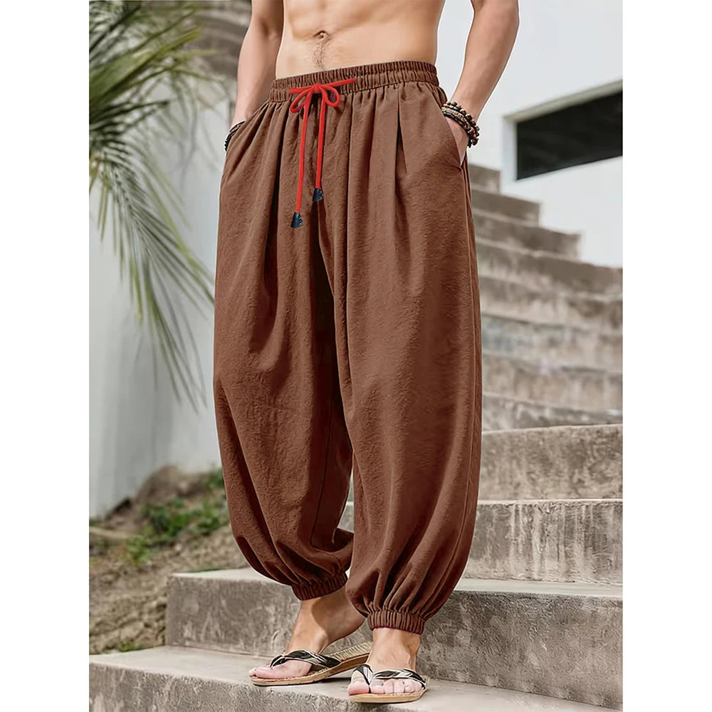 Men's Wide-Leg Sweatpant Joggers
