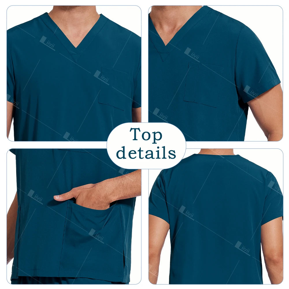 Scrubs Set – Nursing Uniform with Jogger Pants