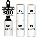 Sticky Lint Roller with Refills (300 Sheets)