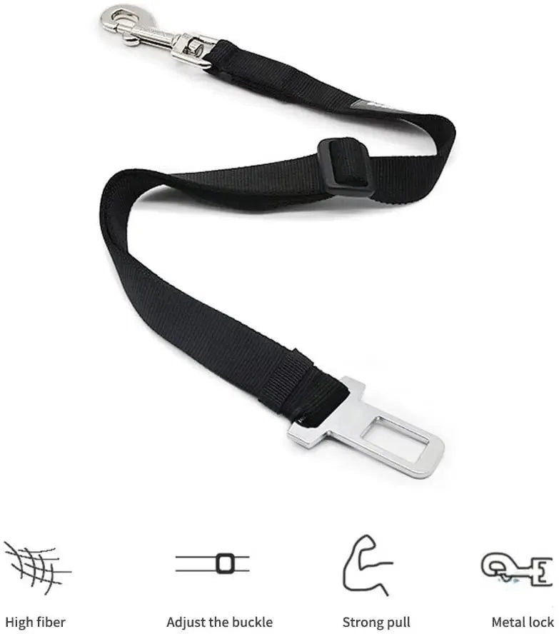 Adjustable Dog Car Seat Belt Harness