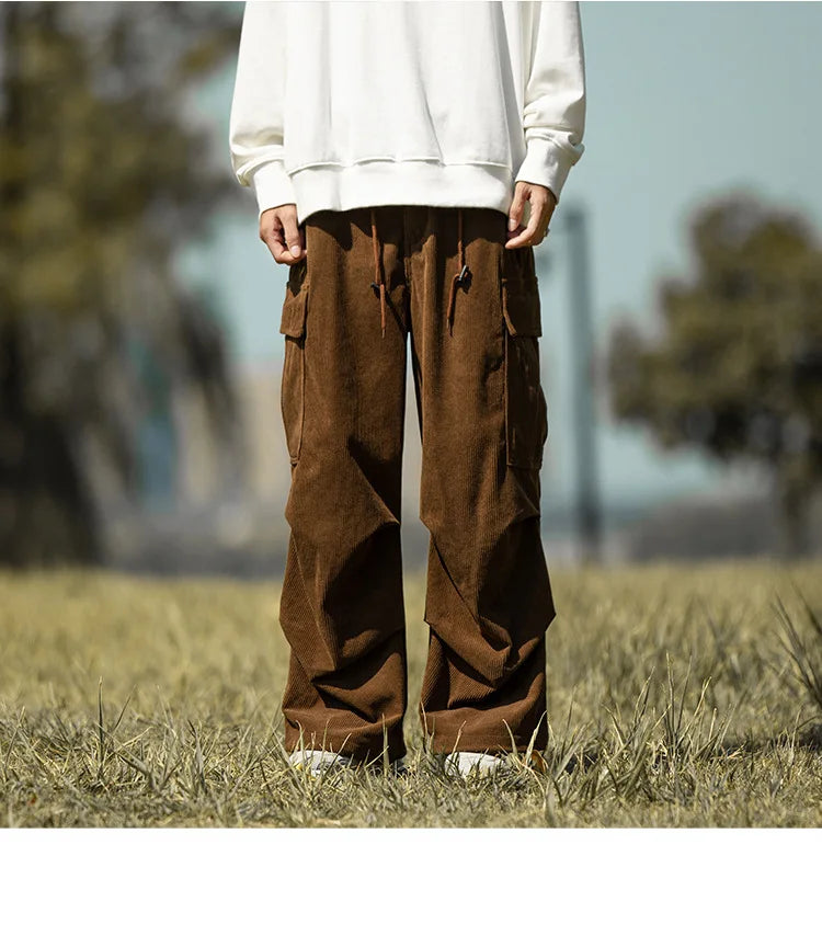 Corduroy Cargo Pants