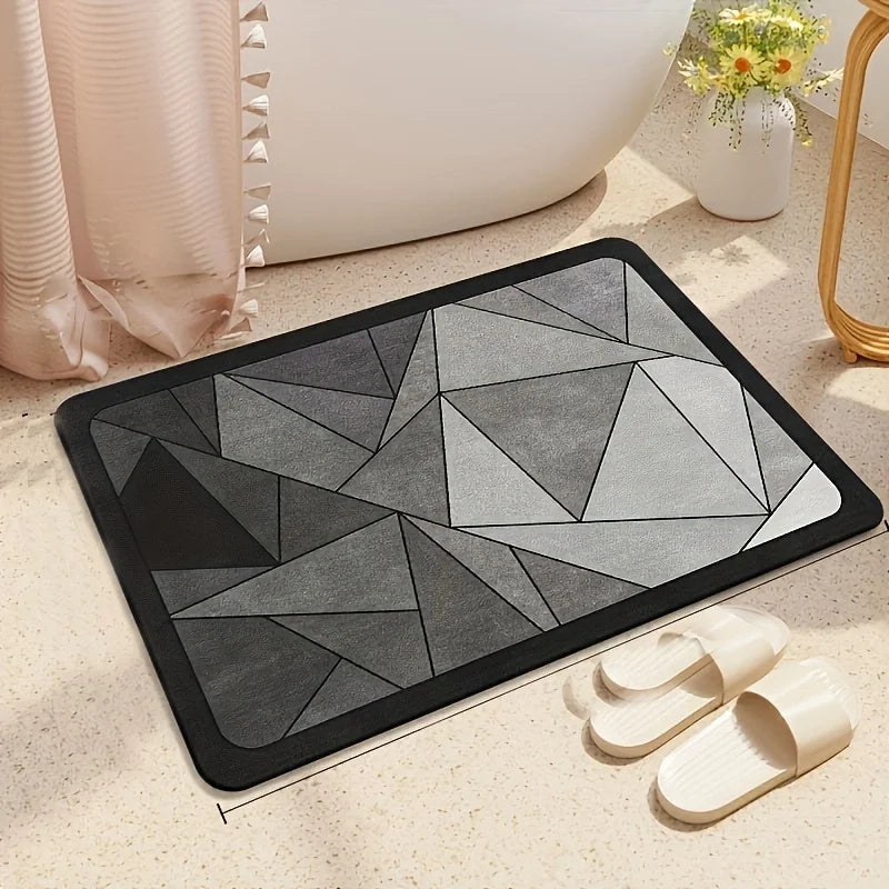 Quick-Dry Diatomite Stone Bath Mat