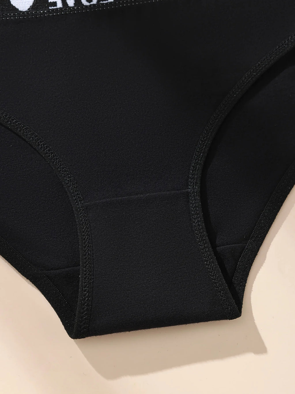 7Pcs/Set Sexy Women Panties Cotton Panty Black Underpants Letter Girls Briefs Breathable Underpants Plus Size Female Lingerie