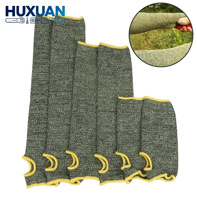 Cut-Resistant Arm Sleeves – 1 Pair, Heat & Abrasion Guard