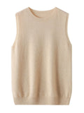 Boxy Knit Sweater Vest