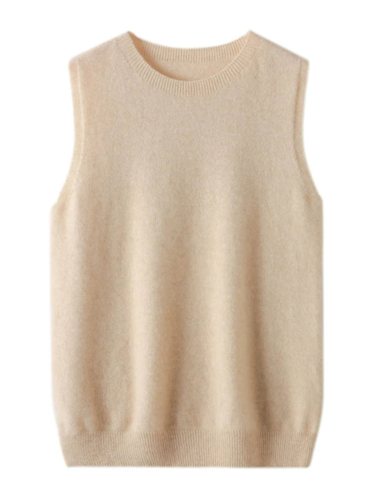 Boxy Knit Sweater Vest