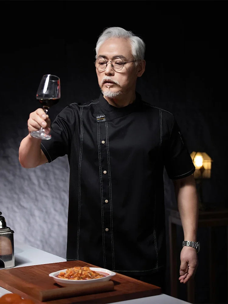 Men's Chef's Jacket – Restaurant & Bakery Cook Uniform