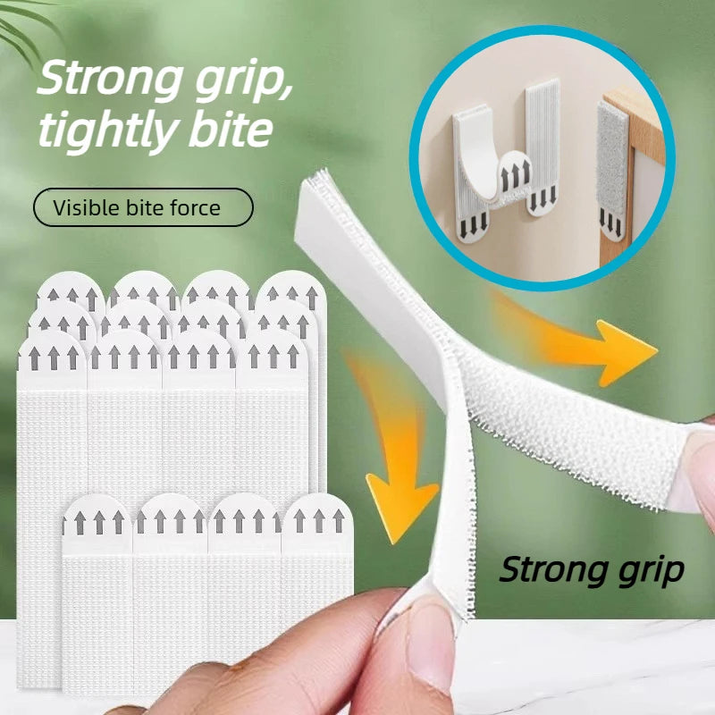 Heavy-Duty Transparent Adhesive Wall Hooks