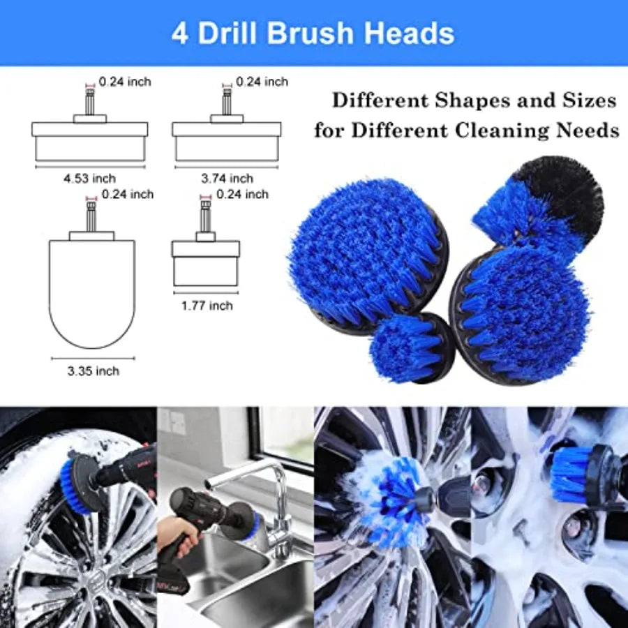 Car Detailing Brush Kit