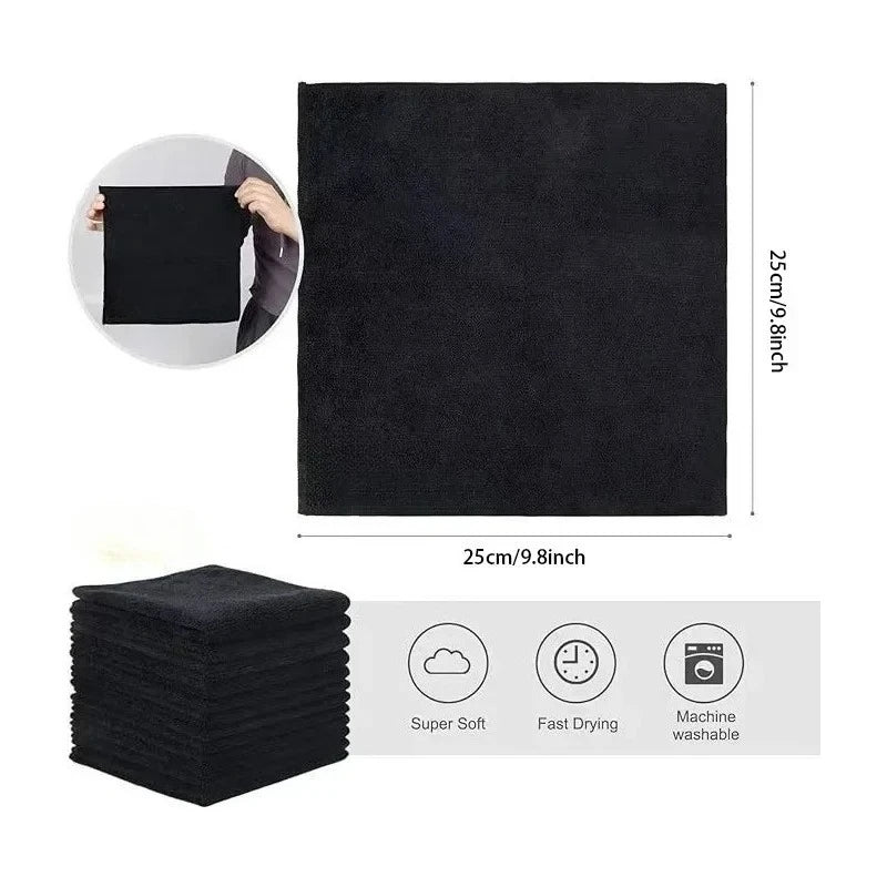 Microfiber Cleaning Cloths — 12-Pack