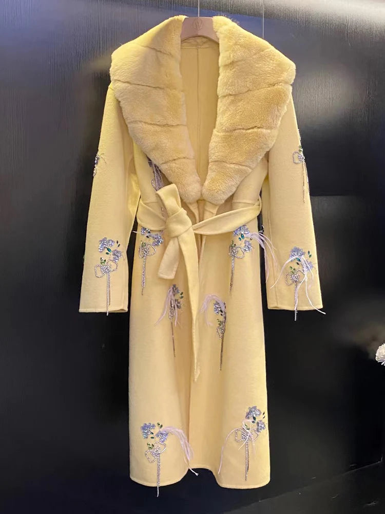 Longline Belted Coat