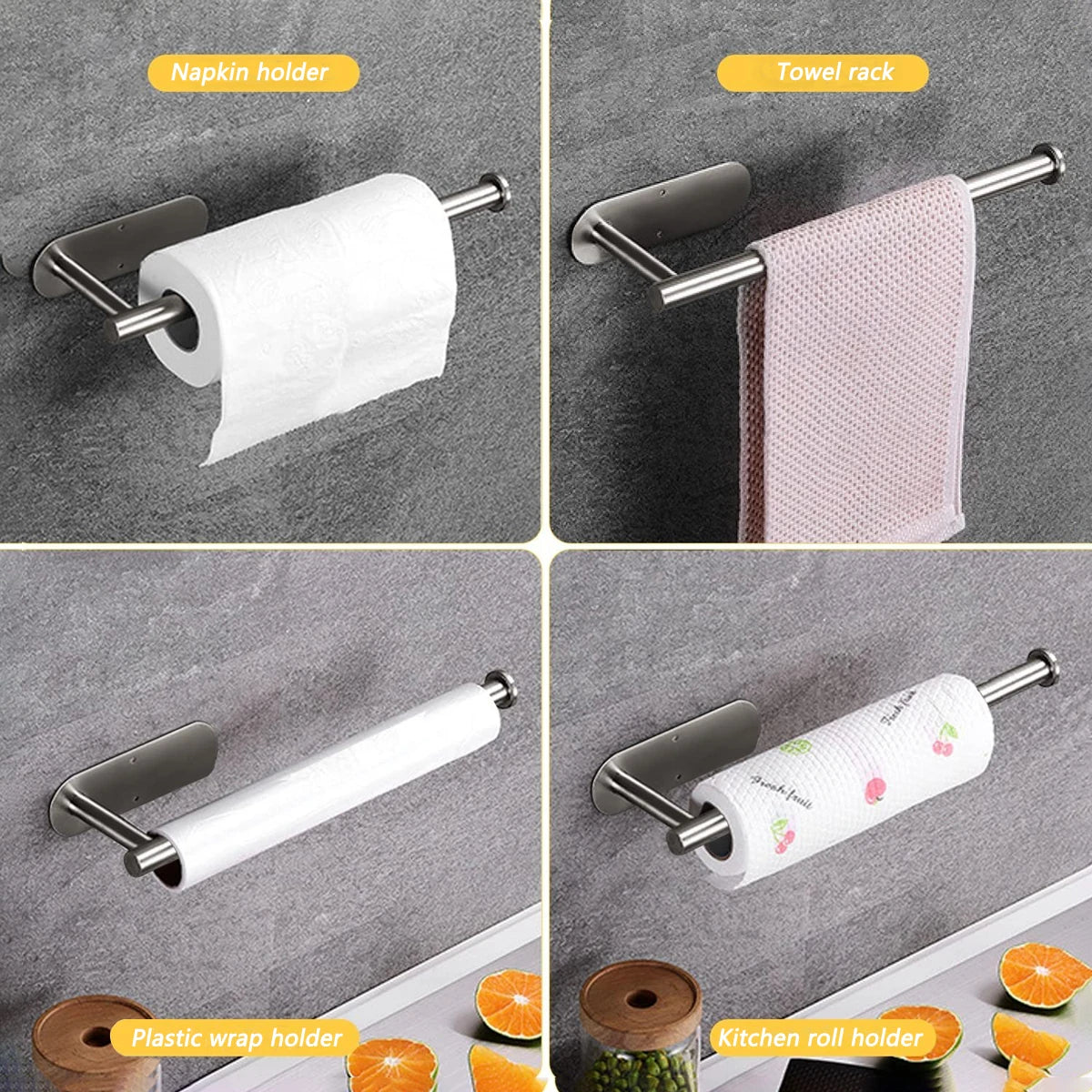 Wall-Mount Paper Towel Holder